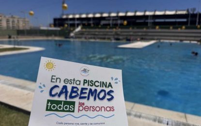 ASANSULL promueve respeto, inclusión y convivencia en la piscina de verano del Complejo Municipal