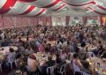 Cerca de quinientos sanroqueños, en la Cena de Mayores de la Feria Real