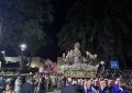 Devoción y fervor en la procesión extraordinaria de la Virgen de los Dolores en la Estación