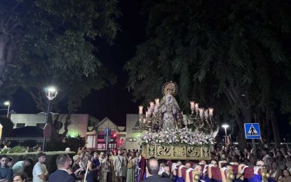 Devoción y fervor en la procesión extraordinaria de la Virgen de los Dolores en la Estación