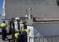 Trabajos de mantenimiento en los cementerios de cara a Todos los Santos