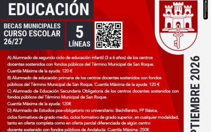 Comienza el plazo para solicitar las becas municipales, que finaliza el miércoles 30