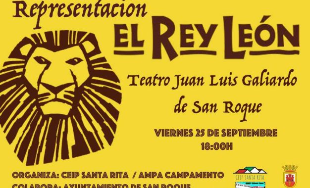 Alumnado del Santa Rita lleva este viernes al Galiardo el musical “El Rey León”