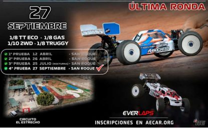 Este domingo, última cita del GP Model Estrecho de Radio Control en 1/8 Gas y 1/8 Eco