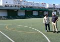 Rotulados los campos de fútbol Manolo Mesa y Vicente Blanca