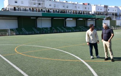 Rotulados los campos de fútbol Manolo Mesa y Vicente Blanca