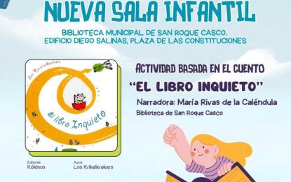 Cuentacuentos para inaugurar la nueva sala infantil de la Biblioteca