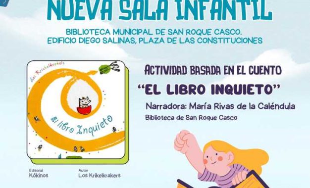 Cuentacuentos para inaugurar la nueva sala infantil de la Biblioteca