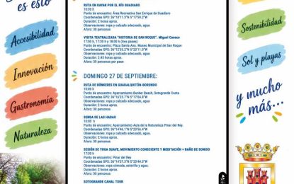 San Roque celebra el Día Mundial del Turismo con actividades de naturaleza, historia y deporte