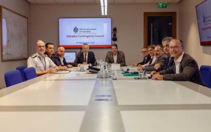 El Consejo de Contingencias de Gibraltar analiza los riesgos de seguridad y de contingencias civiles.