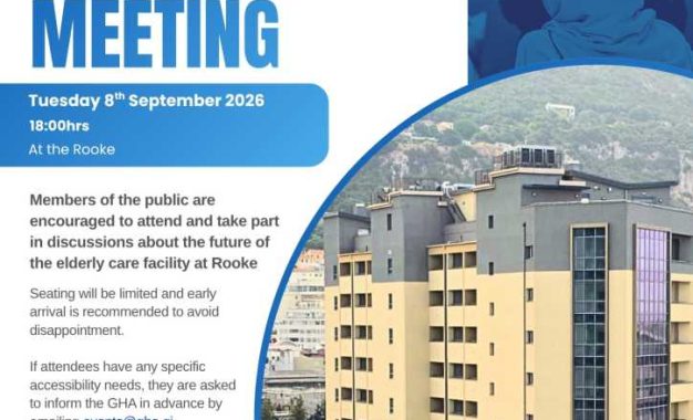 Reunión pública de la Autoridad Sanitaria de Gibraltar (GHA) en el edificio Rooke mañana a las 18:00 h.