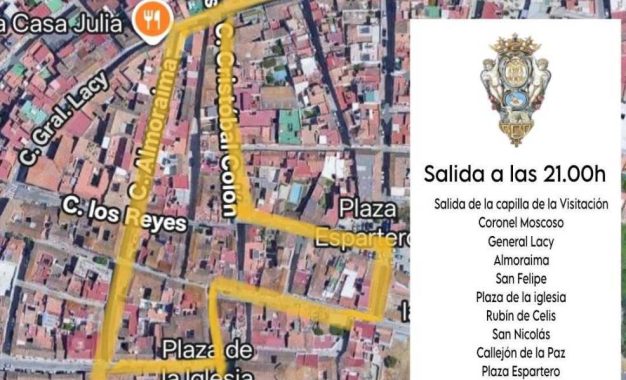 Este sábado 5, procesión de la Divina Pastora