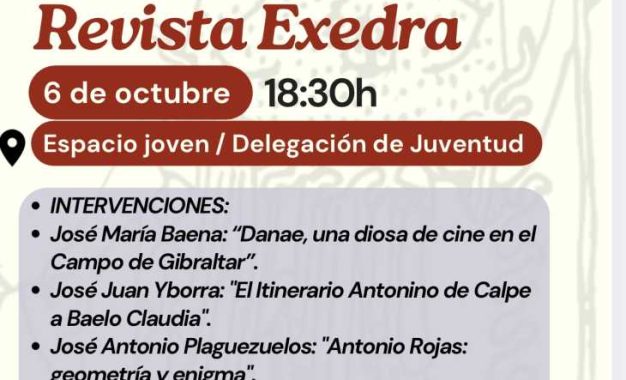 San Roque acoge la presentación de la Revista Exedra