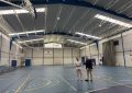 Reparaciones en la cubierta del Pabellón de Puente Mayorga