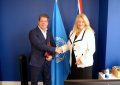 El Ministro Principal se reunió con Dame Sarah MacIntosh, la nueva Representante Permanente del Reino Unido ante las Naciones Unidas.