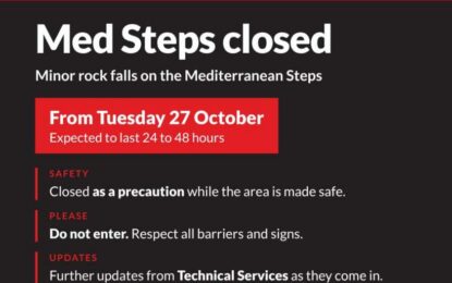 Cierre temporal de los «Mediterranean Steps»