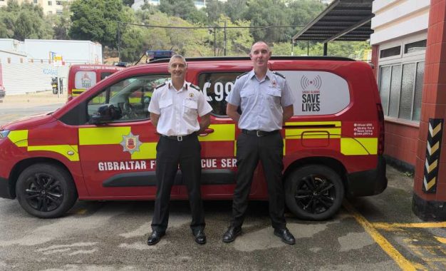 Ascenso en el Servicio de Bomberos y Rescate de Gibraltar