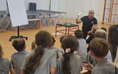 Escuela St. Mary’s: Aprendiendo sobre el «triángulo del fuego»