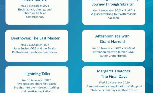 Actividades y espectáculos forman parte del programa del Festival Literario Gibunco de Gibraltar