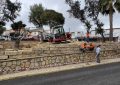 El Ayuntamiento de San Roque ajardina la entrada al municipio por El Chorro